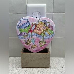 Large Vintage Brighton 💜💗 Jewelry Tin 💗💜